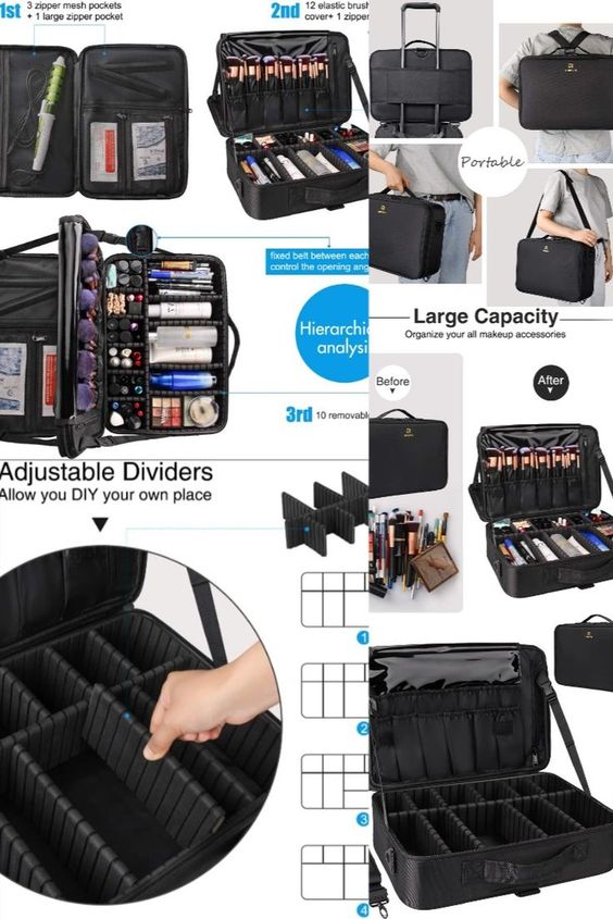 Buy Trolley Makeup Travel Case - Cilios