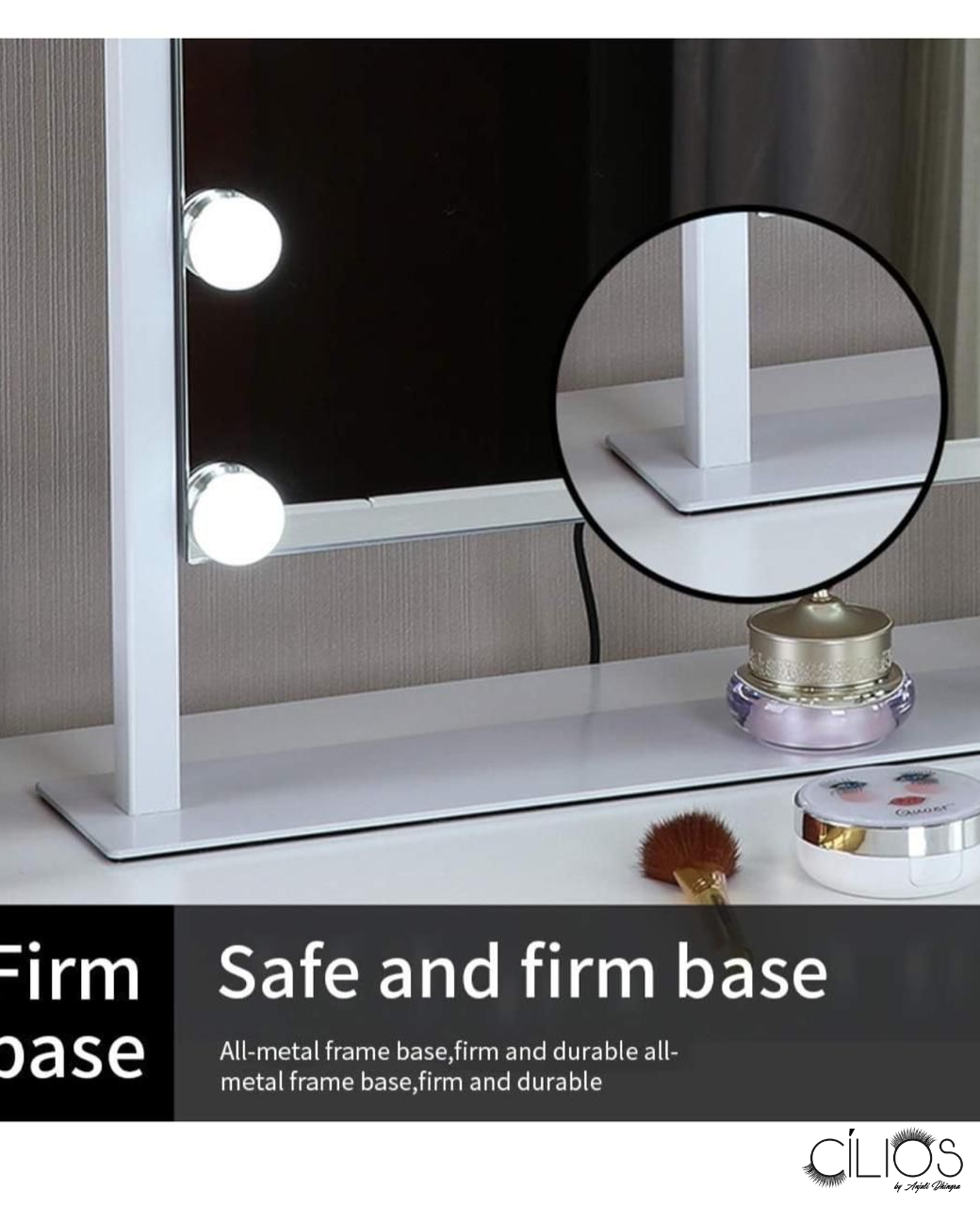 12 led LumiGlow Pro Makeup Mirror