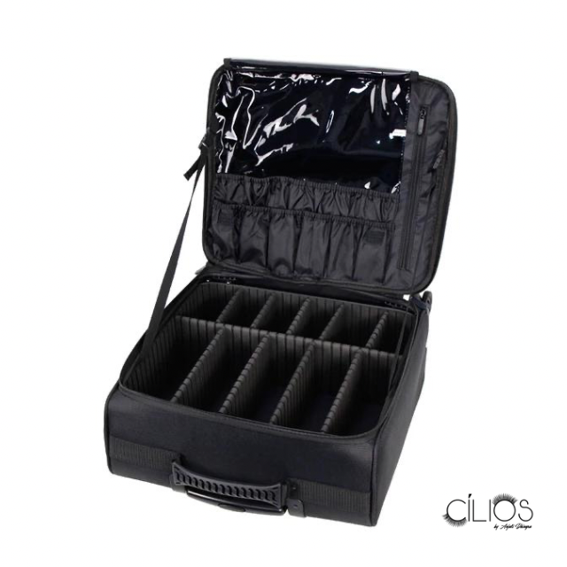 Makeup Case on wheels Travel suitcase #4221