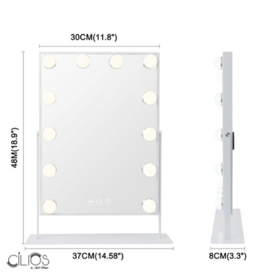 12 led LumiGlow Pro Makeup Mirror