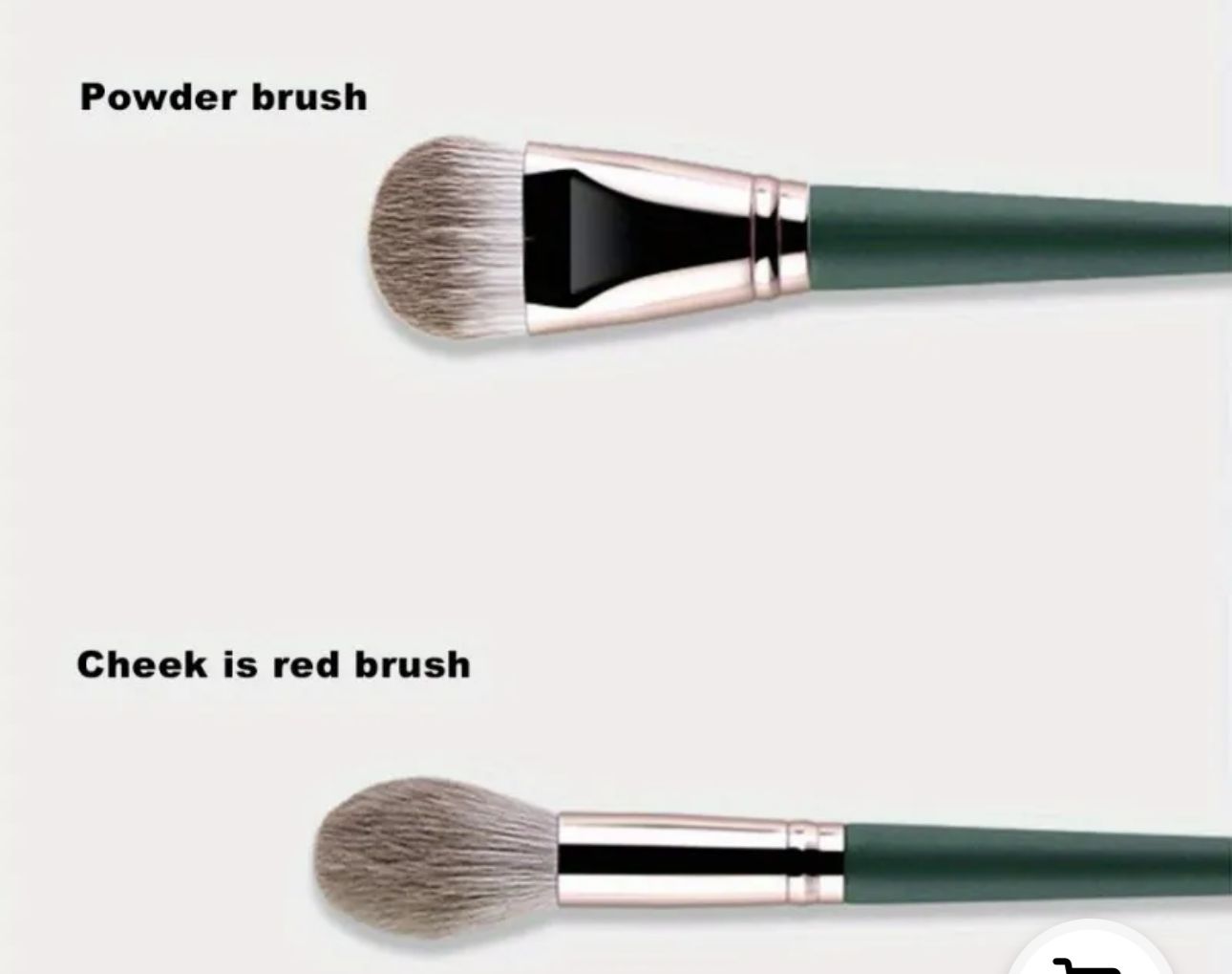 Get Powder and Cheek Is Red Brush for Face - Cilios