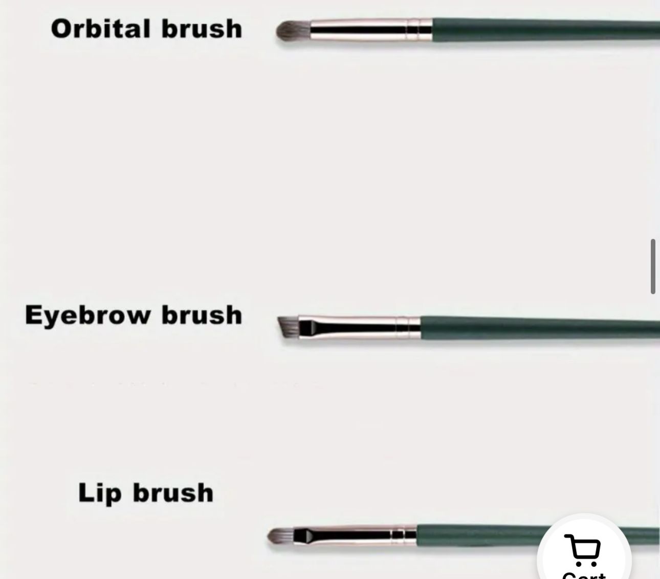 Buy Orbital, Eyebrow, and Lip Brush Set - Cilios