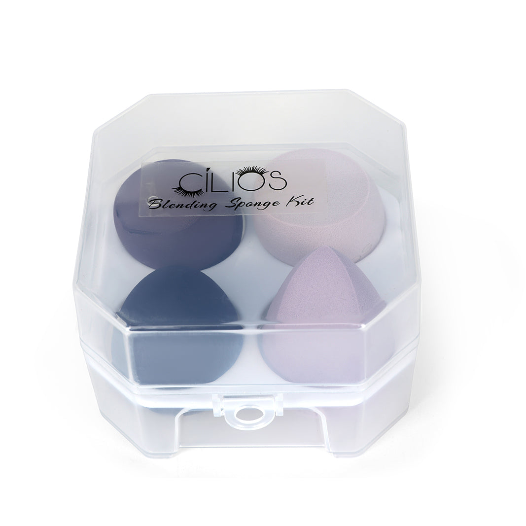 4 pack Dark Shade Blending Sponge Kit - Cilios