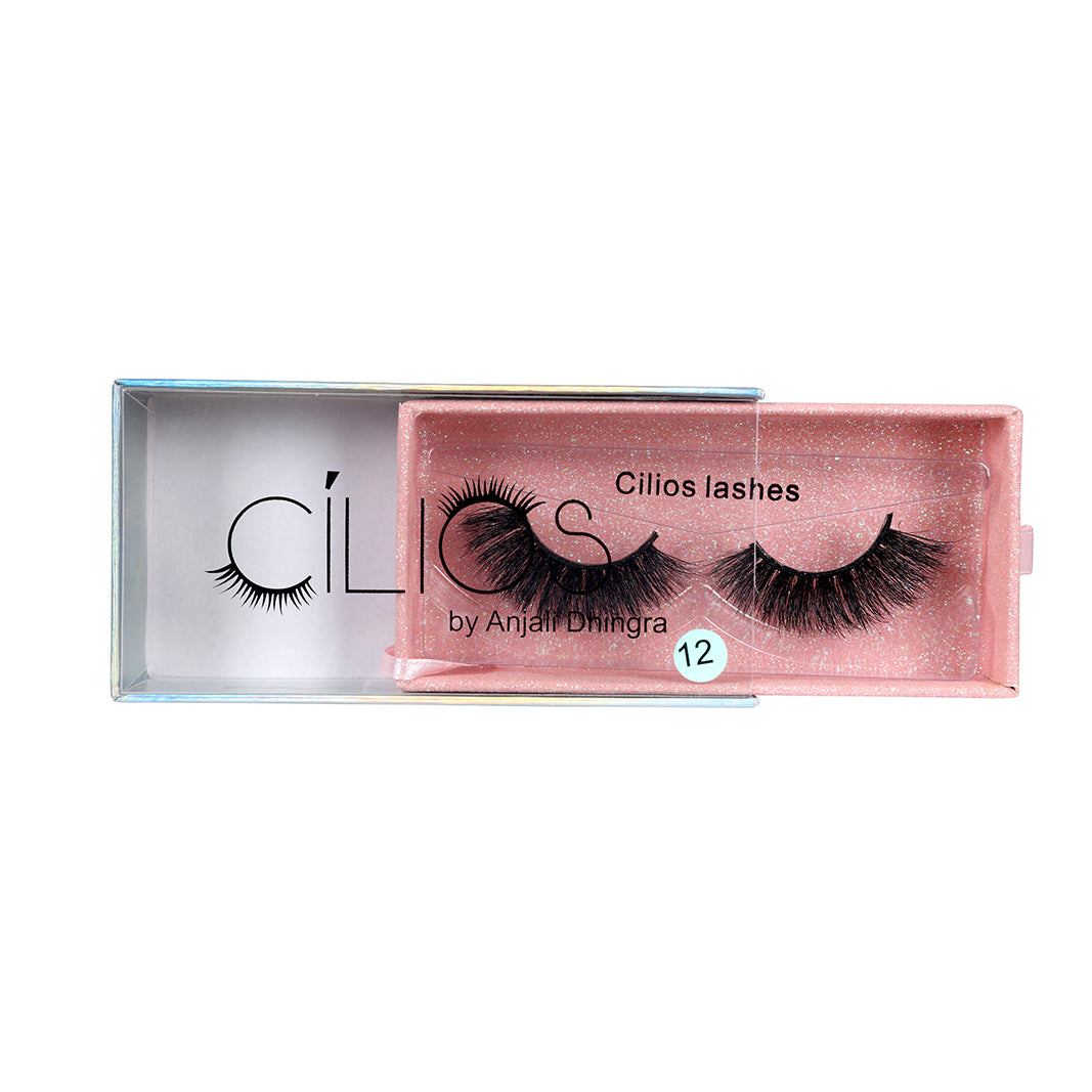 12 Hand Made Eye Lashes Box - Cilios